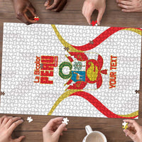 Custom Peru Football Puzzle Vamos La Bicolor - Wonder Print Shop