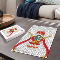 Custom Peru Football Puzzle Vamos La Bicolor - Wonder Print Shop