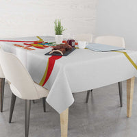 Custom Peru Football Tablecloth Vamos La Bicolor - Wonder Print Shop