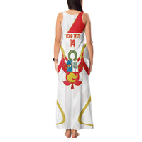 Custom Peru Football Tank Maxi Dress Vamos La Bicolor - Wonder Print Shop