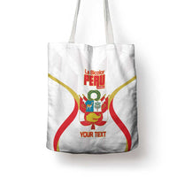 Custom Peru Football Tote Bag Vamos La Bicolor - Wonder Print Shop