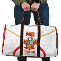 Custom Peru Football Travel Bag Vamos La Bicolor - Wonder Print Shop