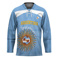 Custom Argentina Football Hockey Jersey Vamos La Albiceleste Blue Version - Wonder Print Shop