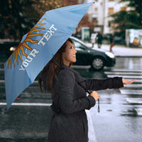 Custom Argentina Football Umbrella Vamos La Albiceleste Blue Version - Wonder Print Shop