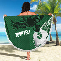 Custom Bolivia Football Beach Blanket Vamos La Verde - Wonder Print Shop