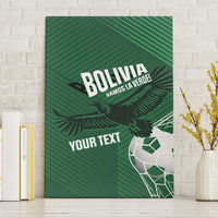 Custom Bolivia Football Canvas Wall Art Vamos La Verde - Wonder Print Shop