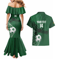Custom Bolivia Football Couples Matching Mermaid Dress and Hawaiian Shirt Vamos La Verde - Wonder Print Shop