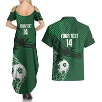 Custom Bolivia Football Couples Matching Summer Maxi Dress and Hawaiian Shirt Vamos La Verde - Wonder Print Shop
