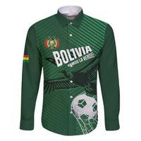 Custom Bolivia Football Family Matching Short Sleeve Bodycon Dress and Hawaiian Shirt Vamos La Verde - Wonder Print Shop