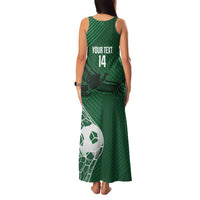 Custom Bolivia Football Family Matching Tank Maxi Dress and Hawaiian Shirt Vamos La Verde - Wonder Print Shop