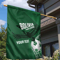 Custom Bolivia Football Garden Flag Vamos La Verde - Wonder Print Shop