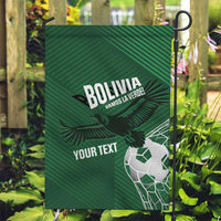 Custom Bolivia Football Garden Flag Vamos La Verde - Wonder Print Shop