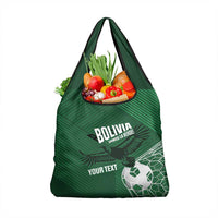 Custom Bolivia Football Grocery Bag Vamos La Verde - Wonder Print Shop