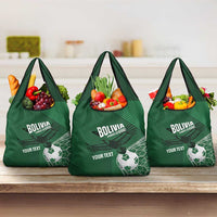 Custom Bolivia Football Grocery Bag Vamos La Verde - Wonder Print Shop