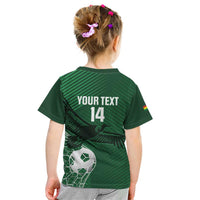 Custom Bolivia Football Kid T Shirt Vamos La Verde - Wonder Print Shop