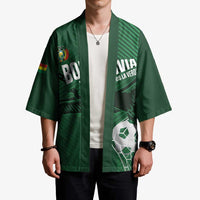 Custom Bolivia Football Kimono Vamos La Verde - Wonder Print Shop