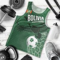 Custom Bolivia Football Men Tank Top Vamos La Verde - Wonder Print Shop
