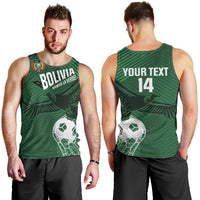Custom Bolivia Football Men Tank Top Vamos La Verde - Wonder Print Shop