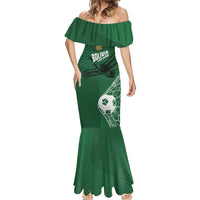 Custom Bolivia Football Mermaid Dress Vamos La Verde - Wonder Print Shop