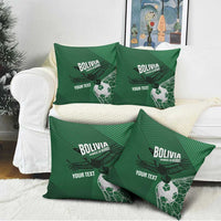 Custom Bolivia Football Pillow Cover Vamos La Verde - Wonder Print Shop