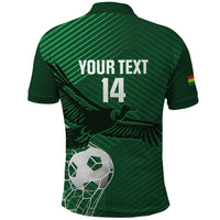 Custom Bolivia Football Polo Shirt Vamos La Verde - Wonder Print Shop