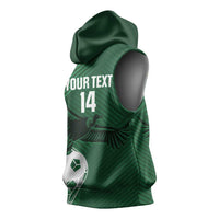 Custom Bolivia Football Sleeveless Hoodie Vamos La Verde - Wonder Print Shop