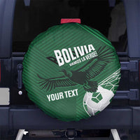 Custom Bolivia Football Spare Tire Cover Vamos La Verde - Wonder Print Shop
