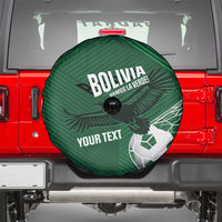 Custom Bolivia Football Spare Tire Cover Vamos La Verde - Wonder Print Shop