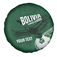 Custom Bolivia Football Spare Tire Cover Vamos La Verde - Wonder Print Shop