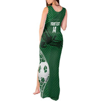 Custom Bolivia Football Tank Maxi Dress Vamos La Verde - Wonder Print Shop