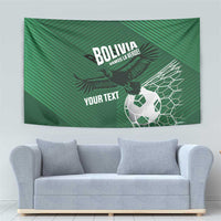 Custom Bolivia Football Tapestry Vamos La Verde - Wonder Print Shop