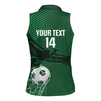 Custom Bolivia Football Women Sleeveless Polo Shirt Vamos La Verde - Wonder Print Shop