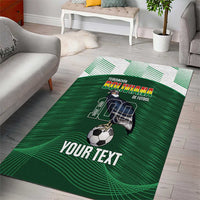 Custom Bolivia Football Area Rug 100th Anniversary Andean Condor Proud - Wonder Print Shop