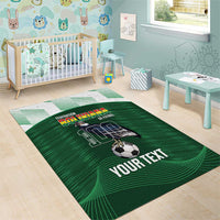 Custom Bolivia Football Area Rug 100th Anniversary Andean Condor Proud - Wonder Print Shop