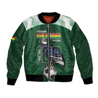 Custom Bolivia Football Bomber Jacket 100th Anniversary Andean Condor Proud - Wonder Print Shop