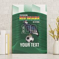 Custom Bolivia Football Canvas Wall Art 100th Anniversary Andean Condor Proud - Wonder Print Shop