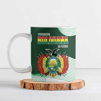 Custom Bolivia Football Ceramic Mug 100th Anniversary Andean Condor Proud - Wonder Print Shop