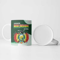 Custom Bolivia Football Ceramic Mug 100th Anniversary Andean Condor Proud - Wonder Print Shop