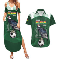 Custom Bolivia Football Couples Matching Summer Maxi Dress and Hawaiian Shirt 100th Anniversary Andean Condor Proud - Wonder Print Shop