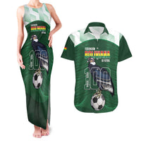 Custom Bolivia Football Couples Matching Tank Maxi Dress and Hawaiian Shirt 100th Anniversary Andean Condor Proud - Wonder Print Shop