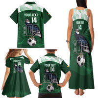 Custom Bolivia Football Family Matching Tank Maxi Dress and Hawaiian Shirt 100th Anniversary Andean Condor Proud - Wonder Print Shop