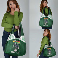 Custom Bolivia Football Grocery Bag 100th Anniversary Andean Condor Proud - Wonder Print Shop