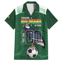 Custom Bolivia Football Hawaiian Shirt 100th Anniversary Andean Condor Proud - Wonder Print Shop