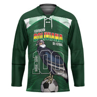 Custom Bolivia Football Hockey Jersey 100th Anniversary Andean Condor Proud - Wonder Print Shop