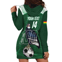 Custom Bolivia Football Hoodie Dress 100th Anniversary Andean Condor Proud - Wonder Print Shop