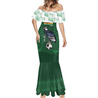 Custom Bolivia Football Mermaid Dress 100th Anniversary Andean Condor Proud - Wonder Print Shop