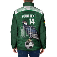 Custom Bolivia Football Padded Jacket 100th Anniversary Andean Condor Proud - Wonder Print Shop