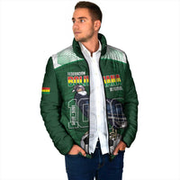 Custom Bolivia Football Padded Jacket 100th Anniversary Andean Condor Proud - Wonder Print Shop