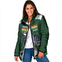 Custom Bolivia Football Padded Jacket 100th Anniversary Andean Condor Proud - Wonder Print Shop