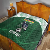Custom Bolivia Football Quilt 100th Anniversary Andean Condor Proud - Wonder Print Shop